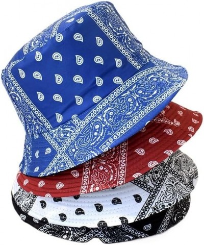 Summer Bandana Bucket Hats for Men Women Fashion Hip Hop Paisley Bandanas Sun Hat Outdoor Beach Caps Fisherman Hat 19 $13.74 ...