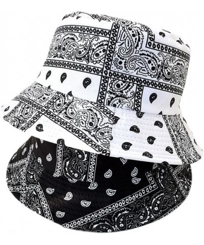 Summer Bandana Bucket Hats for Men Women Fashion Hip Hop Paisley Bandanas Sun Hat Outdoor Beach Caps Fisherman Hat 19 $13.74 ...