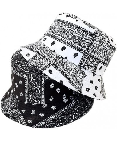 Summer Bandana Bucket Hats for Men Women Fashion Hip Hop Paisley Bandanas Sun Hat Outdoor Beach Caps Fisherman Hat 19 $13.74 ...