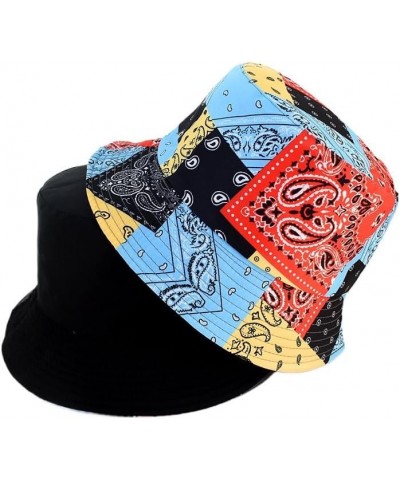 Summer Bandana Bucket Hats for Men Women Fashion Hip Hop Paisley Bandanas Sun Hat Outdoor Beach Caps Fisherman Hat 19 $13.74 ...