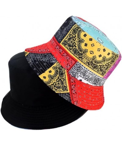 Summer Bandana Bucket Hats for Men Women Fashion Hip Hop Paisley Bandanas Sun Hat Outdoor Beach Caps Fisherman Hat 19 $13.74 ...