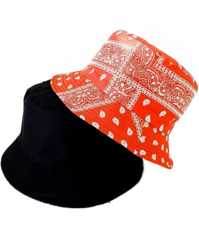 Summer Bandana Bucket Hats for Men Women Fashion Hip Hop Paisley Bandanas Sun Hat Outdoor Beach Caps Fisherman Hat 19 $13.74 ...