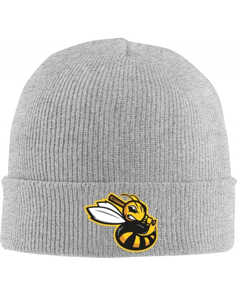 Salt Lake Bees Beanie Hat for Men and Women Winter Warm Hats Knit Slouchy Thick Skull Cap Gray $10.11 Skullies & Beanies