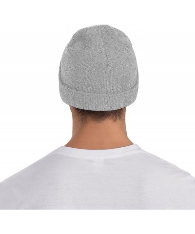 Salt Lake Bees Beanie Hat for Men and Women Winter Warm Hats Knit Slouchy Thick Skull Cap Gray $10.11 Skullies & Beanies