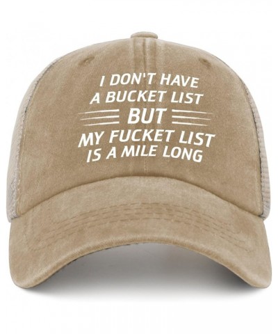 Hat Men Humor Denim Hats for Mens AllBlack Cap Cute Unique Gifts for Welders Pigment Khaki $12.96 Bucket Hats