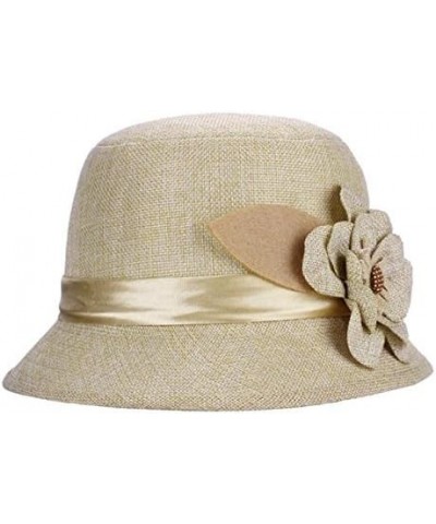 Ladies Church Party Fashion Floppy Retro Foldable Cap, Women's 1920S Vintage Cloche Wide Brim Bucket Hat Packable Ki $7.67 Bu...