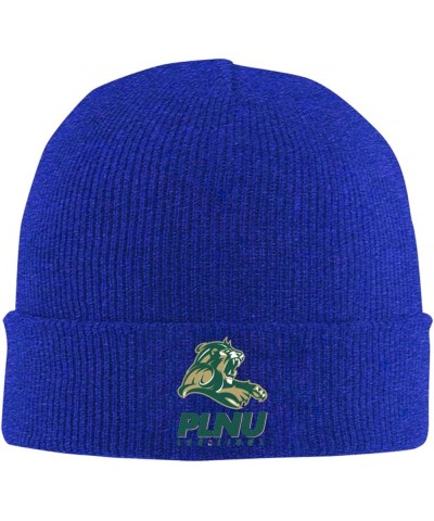 Point Loma Nazarene University Beanie Hat for Men and Women Winter Warm Hats Knit Slouchy Thick Skull Cap Blue $6.50 Skullies...