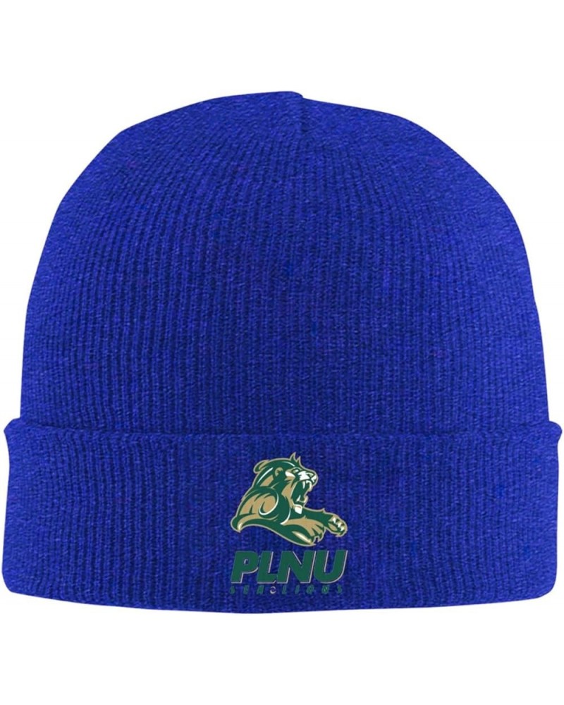 Point Loma Nazarene University Beanie Hat for Men and Women Winter Warm Hats Knit Slouchy Thick Skull Cap Blue $6.50 Skullies...