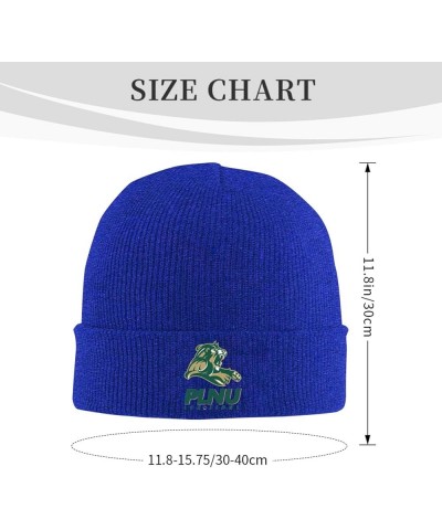 Point Loma Nazarene University Beanie Hat for Men and Women Winter Warm Hats Knit Slouchy Thick Skull Cap Blue $6.50 Skullies...