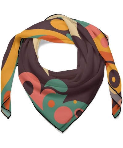 Silk Scarf Satin Head Scarf Hair Scarf Silk Head Scarf Silk Bandana Silk Hair Wrap Neck Scarf for Women Pattern (329) $10.70 ...