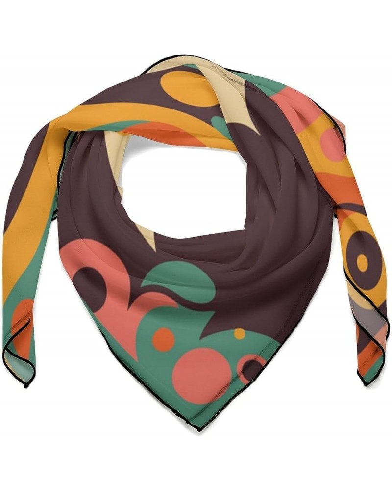 Silk Scarf Satin Head Scarf Hair Scarf Silk Head Scarf Silk Bandana Silk Hair Wrap Neck Scarf for Women Pattern (329) $10.70 ...