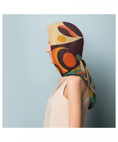 Silk Scarf Satin Head Scarf Hair Scarf Silk Head Scarf Silk Bandana Silk Hair Wrap Neck Scarf for Women Pattern (329) $10.70 ...