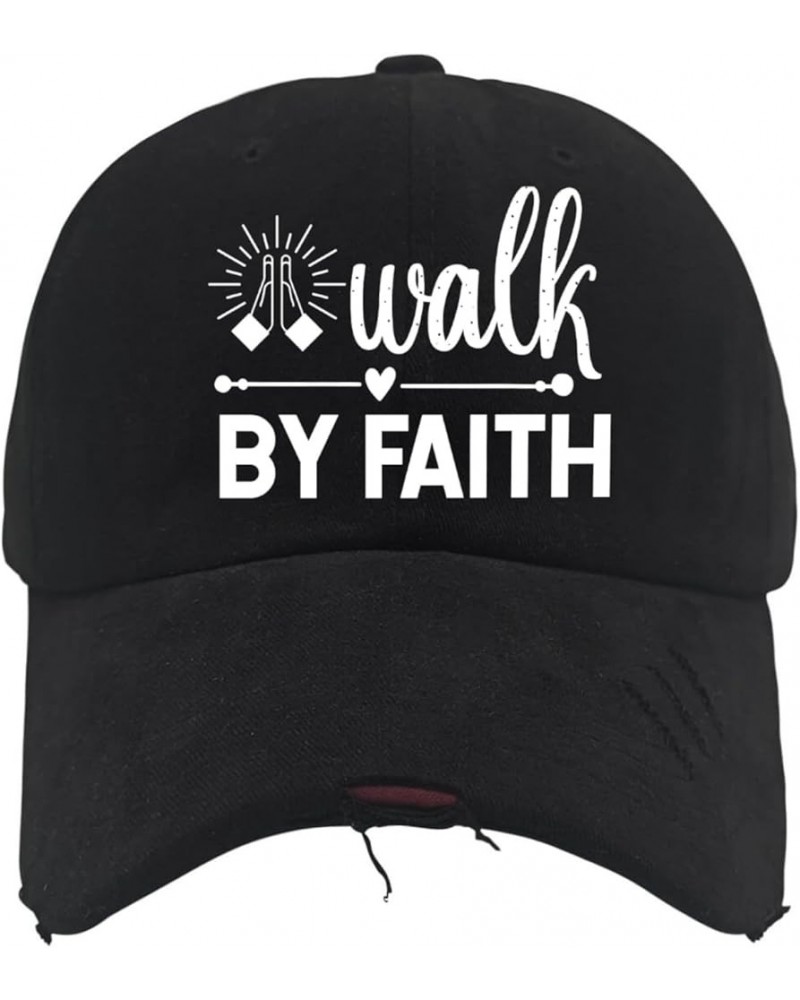 Walk by with a Pair of Scissors Cap Womens Cap AllBlack Baseball hat Gifts for Grandpa Baseball Hats Allblack $11.79 Sun Hats