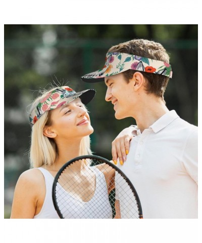 Cute White Tiger Sports Sunscreen Hollow Top Hat Adjustable Sun Hat Breathable Summer Hiking Outdoor Hat $12.65 Sun Hats