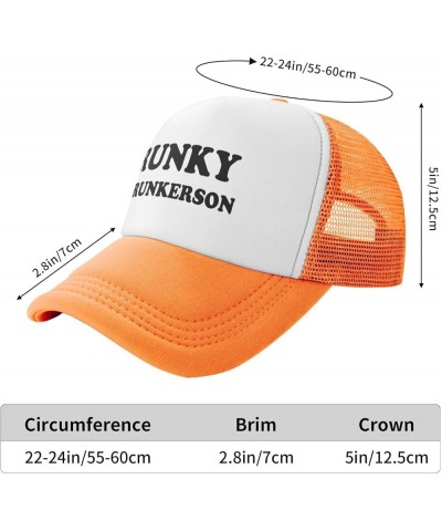 Drunky McDrunkerson-Trucker Hat Funny Hats Men Women Foam Baseball Caps Crazy Day Party Gifts Orange Trucker Hats Funny $10.4...