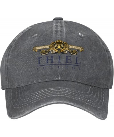 Thiel College A Logo Flag Unisex Adjustable for Hat Baseball Cap Casquette Deep Heather $13.77 Baseball Caps