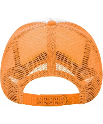 Mike Who Cheese Hairy Mesh Hat Men Women Trucker Hat Baseball Cap Dad Gift Orange $12.97 Baseball Caps