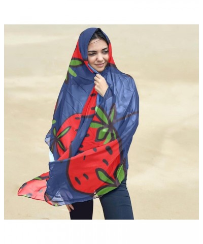 Scarf for Women Lightweight Spring Fall Winter Scarves Shawl Wraps Strawberry $13.25 Scarves