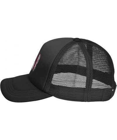 Thrombophilia Awareness America Flag Ribbon Baseball Cap Adjustable Casual Mesh Hats Duck Tongue Hat for Men Women65 Black $1...