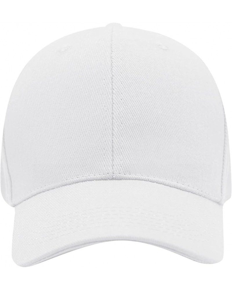 Summer Hats for Women Mens and Womens Summer Fashion Casual Sunscreen Baseball Caps Hats White $7.76 Baseball Caps