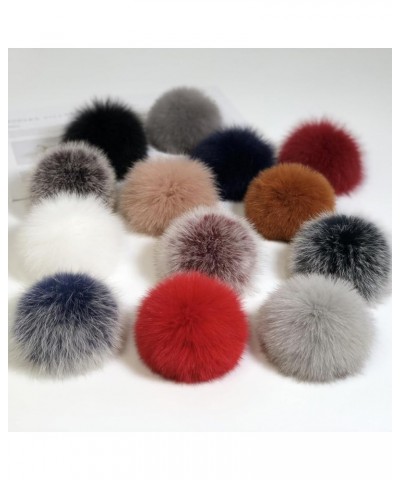 5.91 inch Artificial Fur Pompom, Faux Raccoon Fur Pompoms with Button for Beanies DIY Fur Accessories 05 $11.26 Skullies & Be...