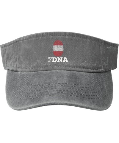 Peru It's in My DNA Sun Hat Sun Visor Hats for Women Men Baseball Cap Golf Hats Gray $10.41 Visors