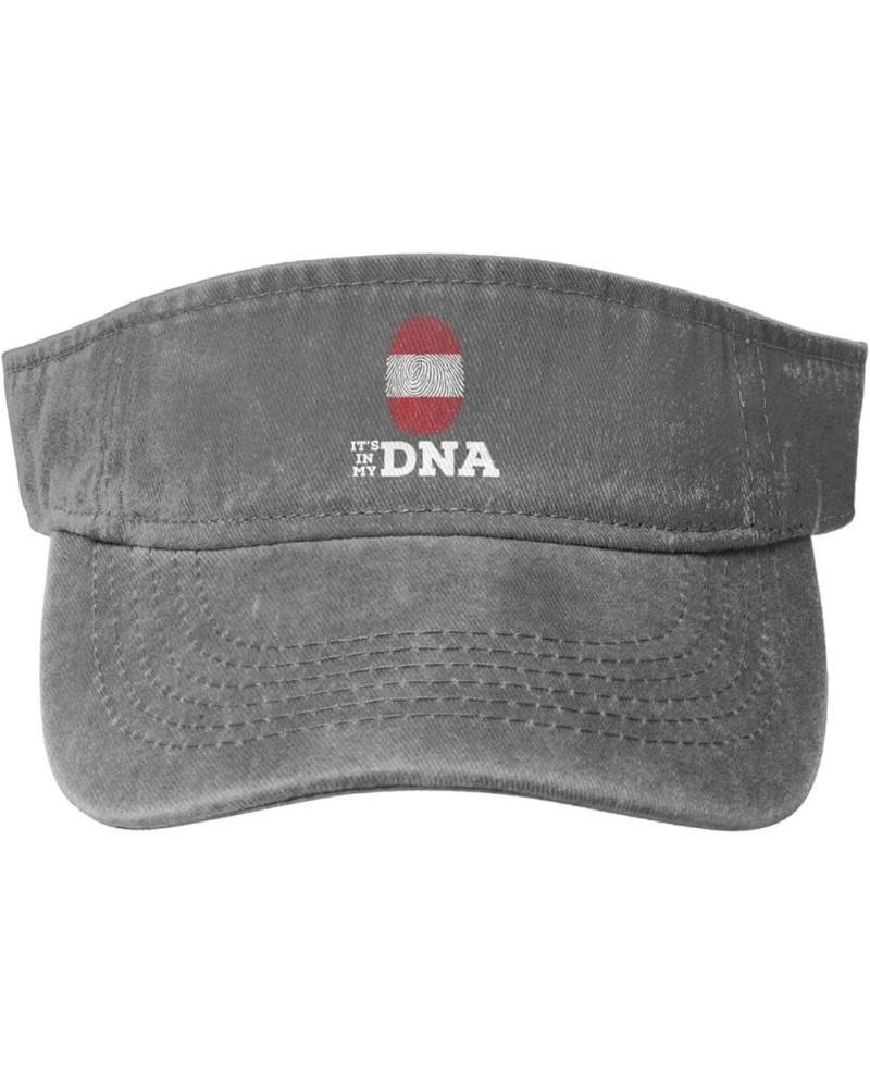 Peru It's in My DNA Sun Hat Sun Visor Hats for Women Men Baseball Cap Golf Hats Gray $10.41 Visors