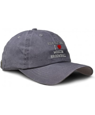 Custom Soft Washed Baseball Cap Other Sports Style C Cotton Dad Hats for Men & Women Grey Personalized Text Here $16.19 Baseb...