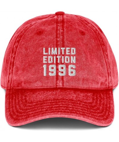 Limited Edition 1996 Embroidered Hat Cap Vintage Retro-Styled Cotton Twill for Dad Father's Day Birthday Gift Idea Red $14.26...