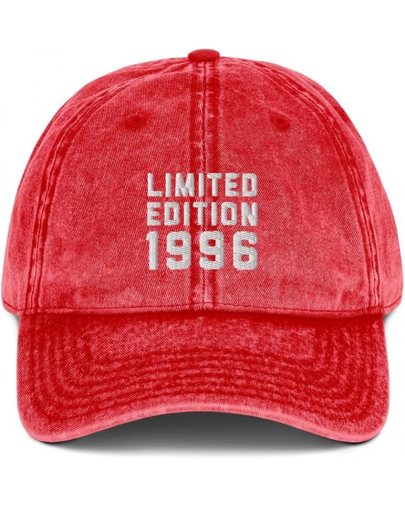 Limited Edition 1996 Embroidered Hat Cap Vintage Retro-Styled Cotton Twill for Dad Father's Day Birthday Gift Idea Red $14.26...