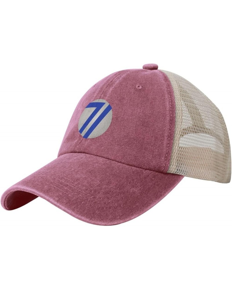 Us 71st Infantry Division Baseball Cap Women Men Mesh Back Hats Vintage Cowboy Hat Dad Caps Red $11.12 Cowboy Hats