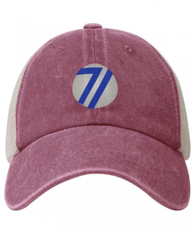 Us 71st Infantry Division Baseball Cap Women Men Mesh Back Hats Vintage Cowboy Hat Dad Caps Red $11.12 Cowboy Hats