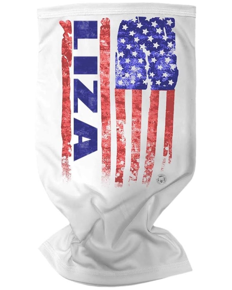 Liza American Flag Face Bandana Gaiter Tube Scarf Costume $20.79 Scarves