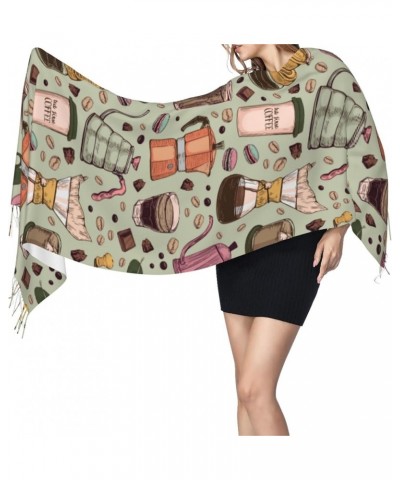 Sweet Gifts For Women - Scarves For Women Gifts Drink Coffee And Do Good Blanket Scarf Coffee Makers $17.39 Scarves