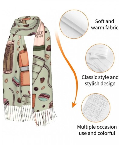 Sweet Gifts For Women - Scarves For Women Gifts Drink Coffee And Do Good Blanket Scarf Coffee Makers $17.39 Scarves