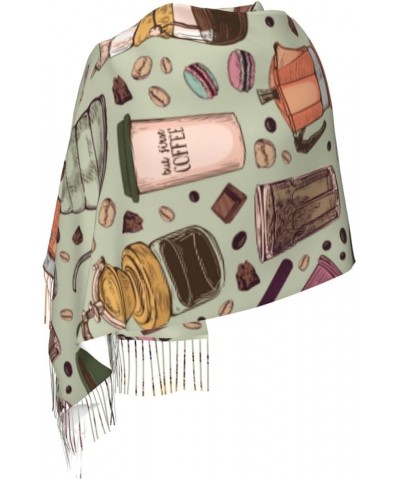 Sweet Gifts For Women - Scarves For Women Gifts Drink Coffee And Do Good Blanket Scarf Coffee Makers $17.39 Scarves