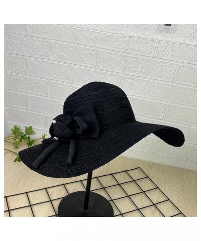 Women Tea Party Church Cocktail Fascinator Hats Black Church Hats Green Wedding Bowler Hats 6-black $9.53 Sun Hats