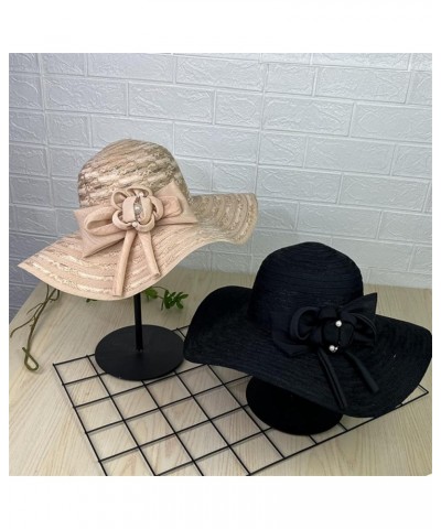 Women Tea Party Church Cocktail Fascinator Hats Black Church Hats Green Wedding Bowler Hats 6-black $9.53 Sun Hats