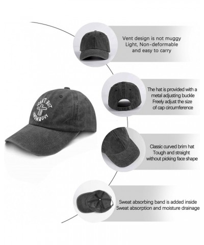 I Can't But I Know Guy Trucker Hat Camping Hat Hat for Women Gifts for Dad Sun Hat Pigment Black $9.87 Sun Hats