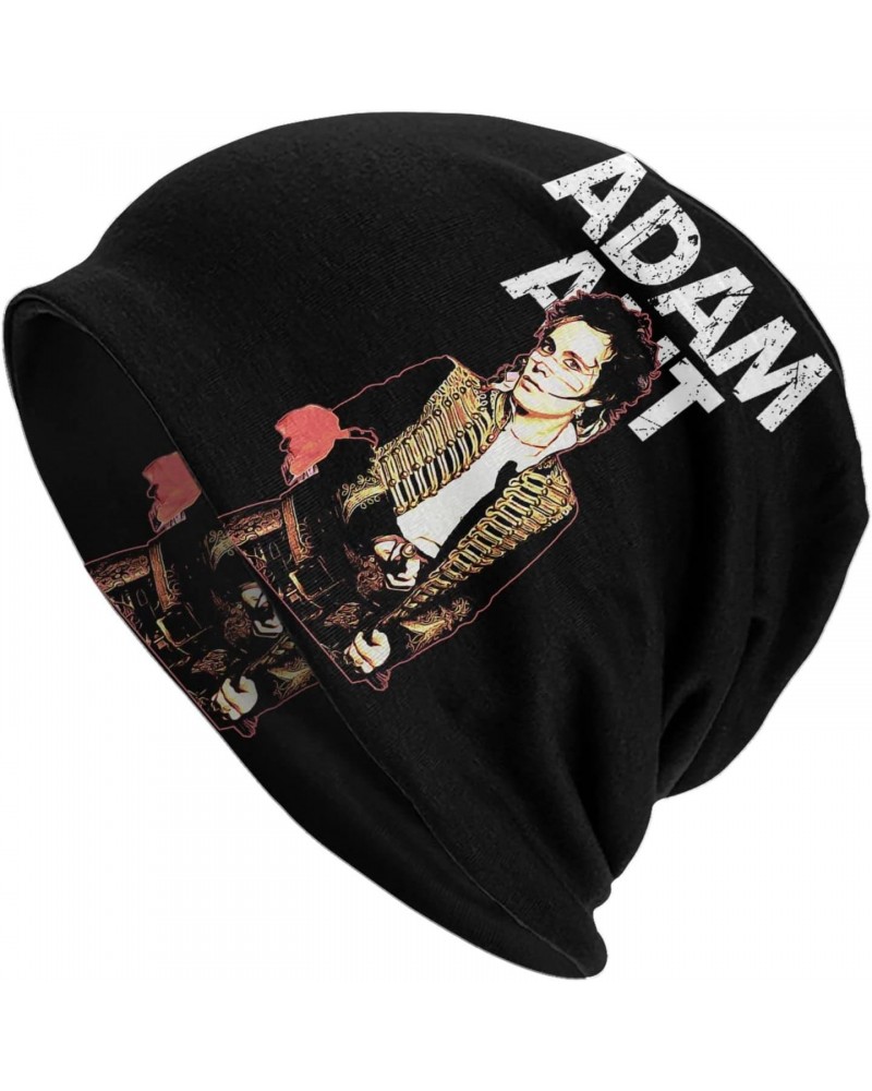 Adam and The Singer Ants Band Knit Beanie Hats Lightweight Cap Thin Slouchy Skull Hat Headwear for Women Men Black $11.59 Sku...