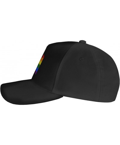 Adjustable LGBT Flag Map of Libya Baseball Cap for Men Women Baseball Hat Outdoor Casual Breathable Caps Trucker Hats Sun Hat...