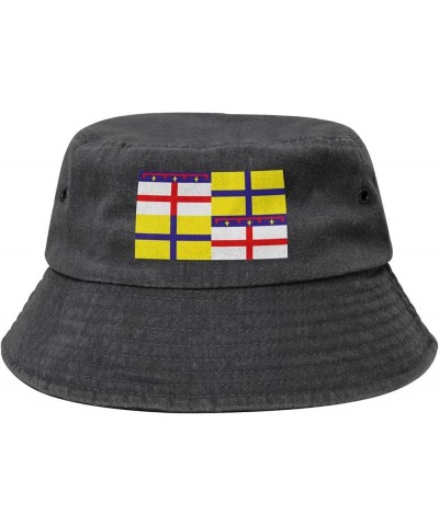 Flag of Emilia Bucket Hat for Women Men Summer Travel Sun Hat Outdoor Cap Funny Bucket Hats Black $13.48 Bucket Hats