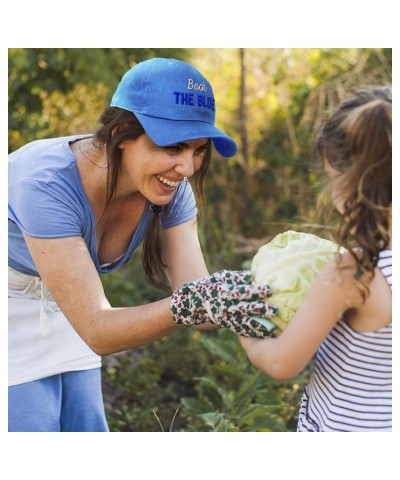 Soft Baseball Cap Back The Blue Cotton Dad Hats for Men & Women Dark Grey $14.55 Baseball Caps