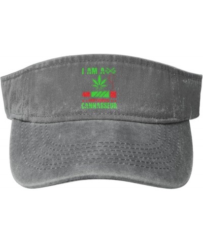 I Am A Professional Cannasseur Sun Hat Sun Visor Hats for Women Men Baseball Cap Golf Hats Gray $11.60 Sun Hats