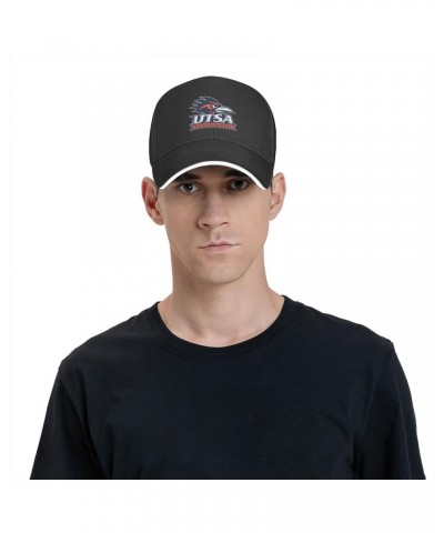 UTSA Roadrunners Sandwich Cap Unisex Classic Baseball Capunisex Adjustable Casquette Dad Hat Black $7.65 Baseball Caps