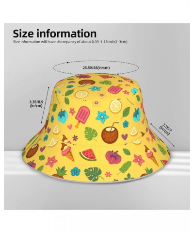 Summer Favorite Bucket Hat Bucket Cap Casual Reversible Beach Sun Hat Fisherman Cap for Women Men Black $14.29 Sun Hats