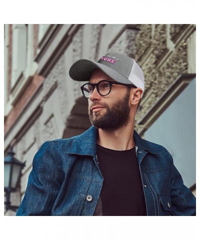 Trucker Hat Baseball Cap I Create My Future Cotton Dad Hats for Men & Women Heather Blue White $13.51 Baseball Caps