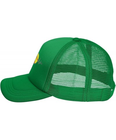 Heartbeat Softball Mesh Cap Trucker Hat for Men Women, Adjustable Baseball Cap Green $9.53 Baseball Caps