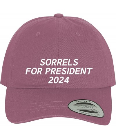 Sorrels for President 2024 - Comfortable Dad Hat Baseball Cap Pink $17.60 Baseball Caps