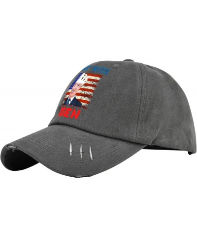 Anti Biden Ridin with Biden Hats for Men Baseball Cap Funny Hats for Men Fallin with Biden Hats for Men Baseball Cap Dark Gre...